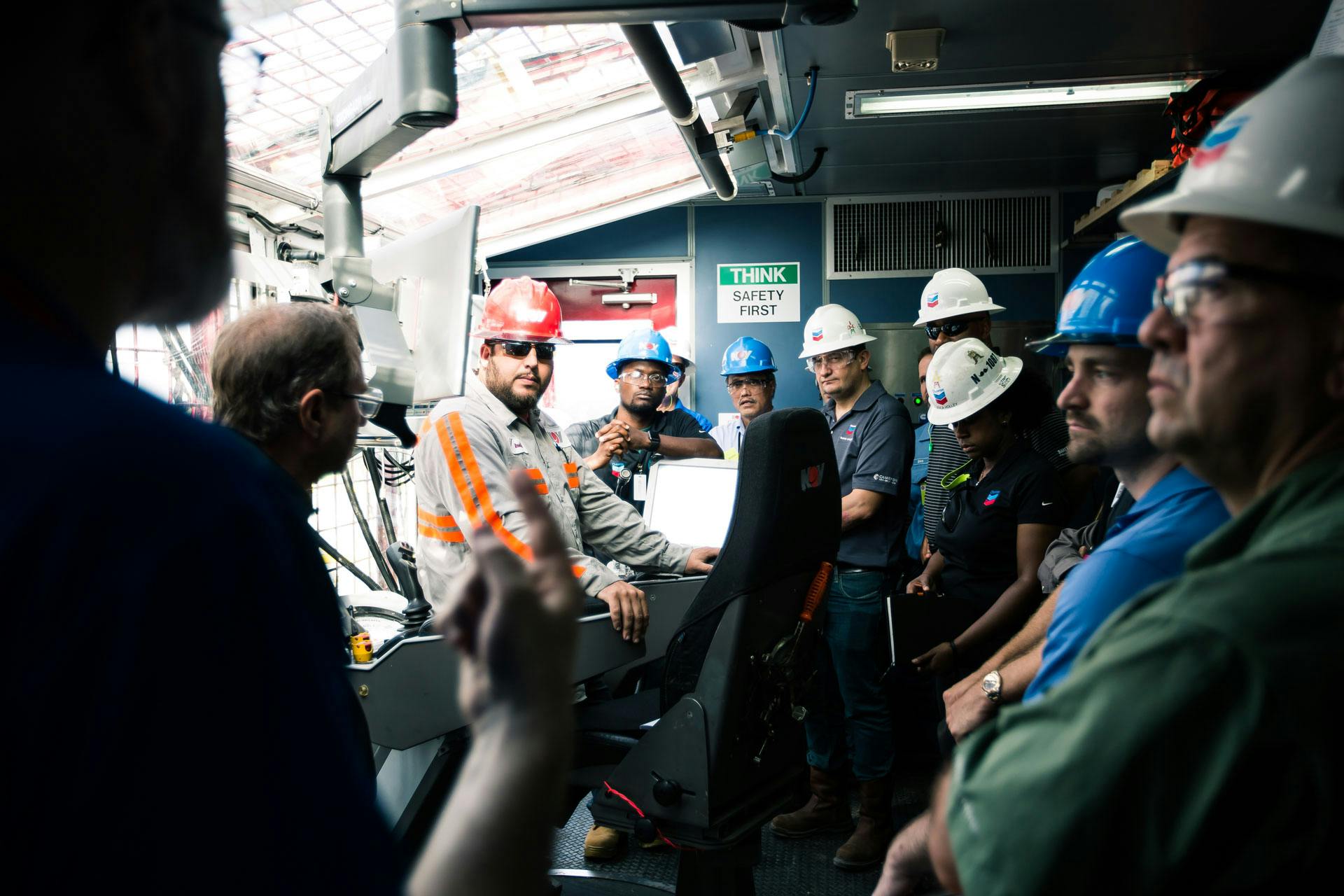 Group of rig technicians