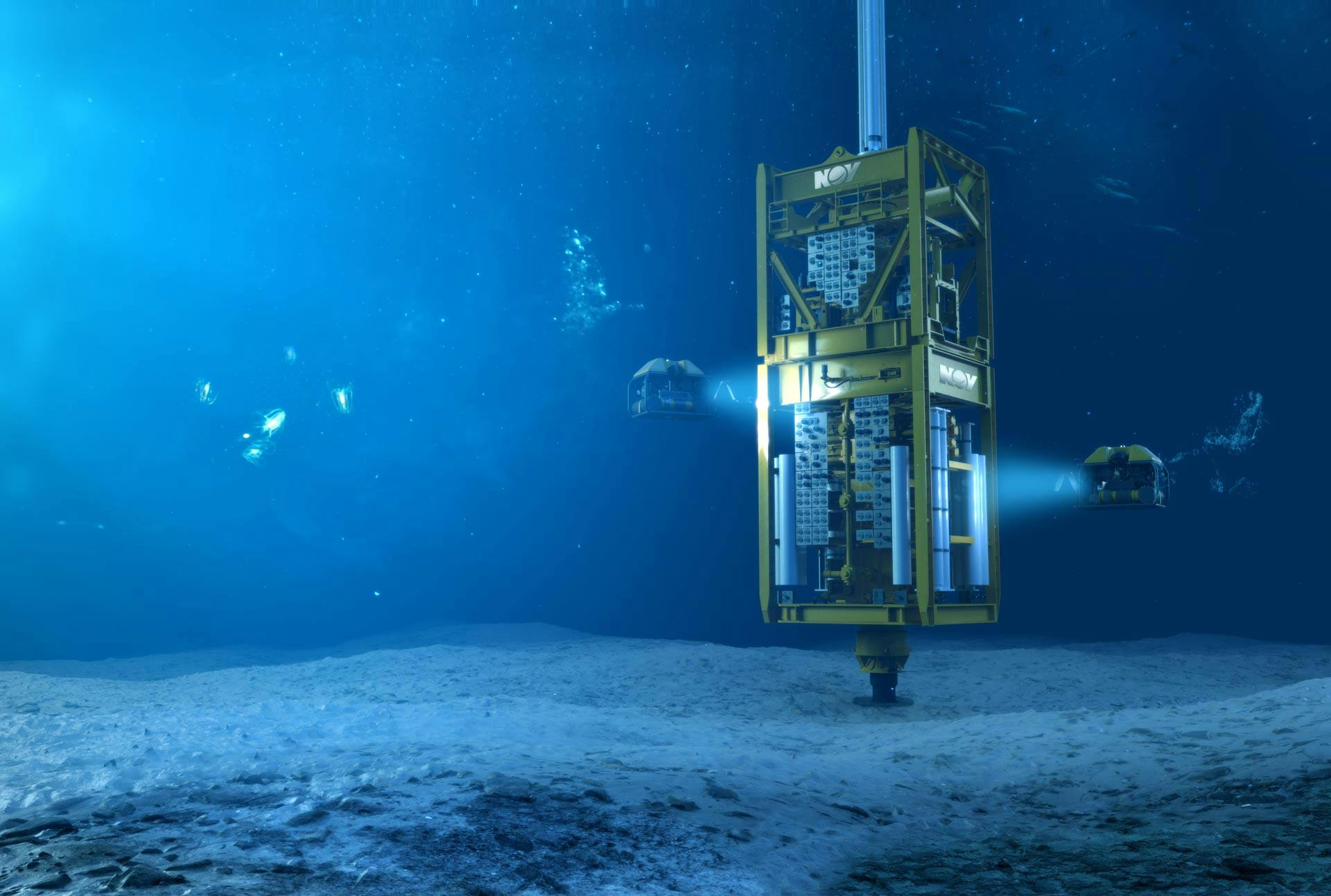 Subsea technology on sea floor