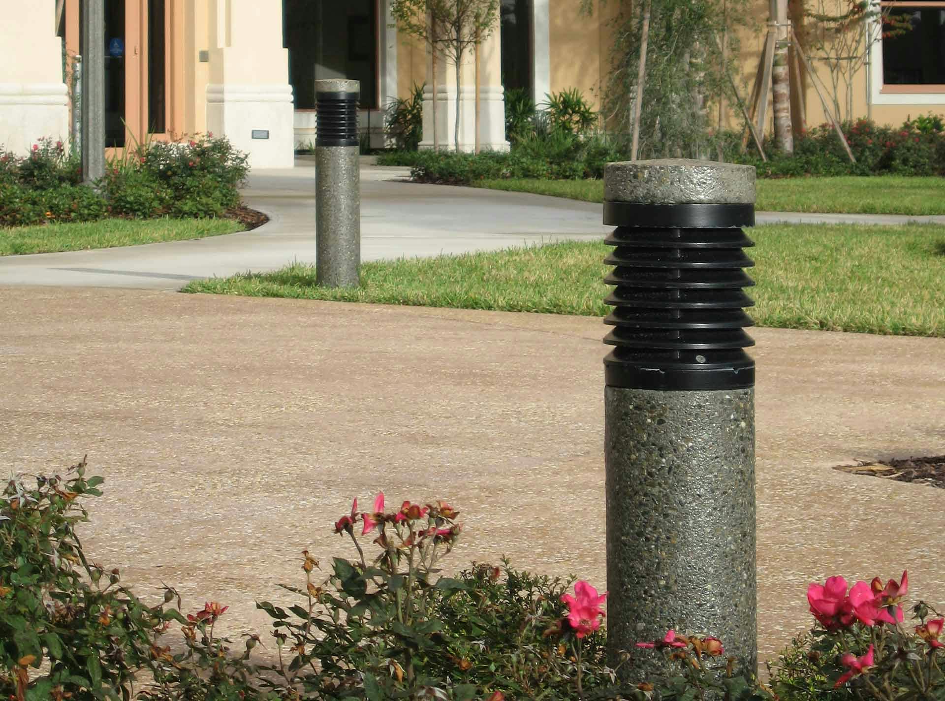 Two Ameron Round Bollards featured