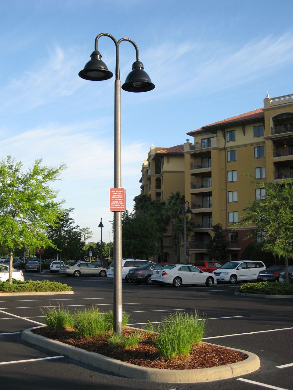 Round Poles for Commercial Parking Lot Lighting
