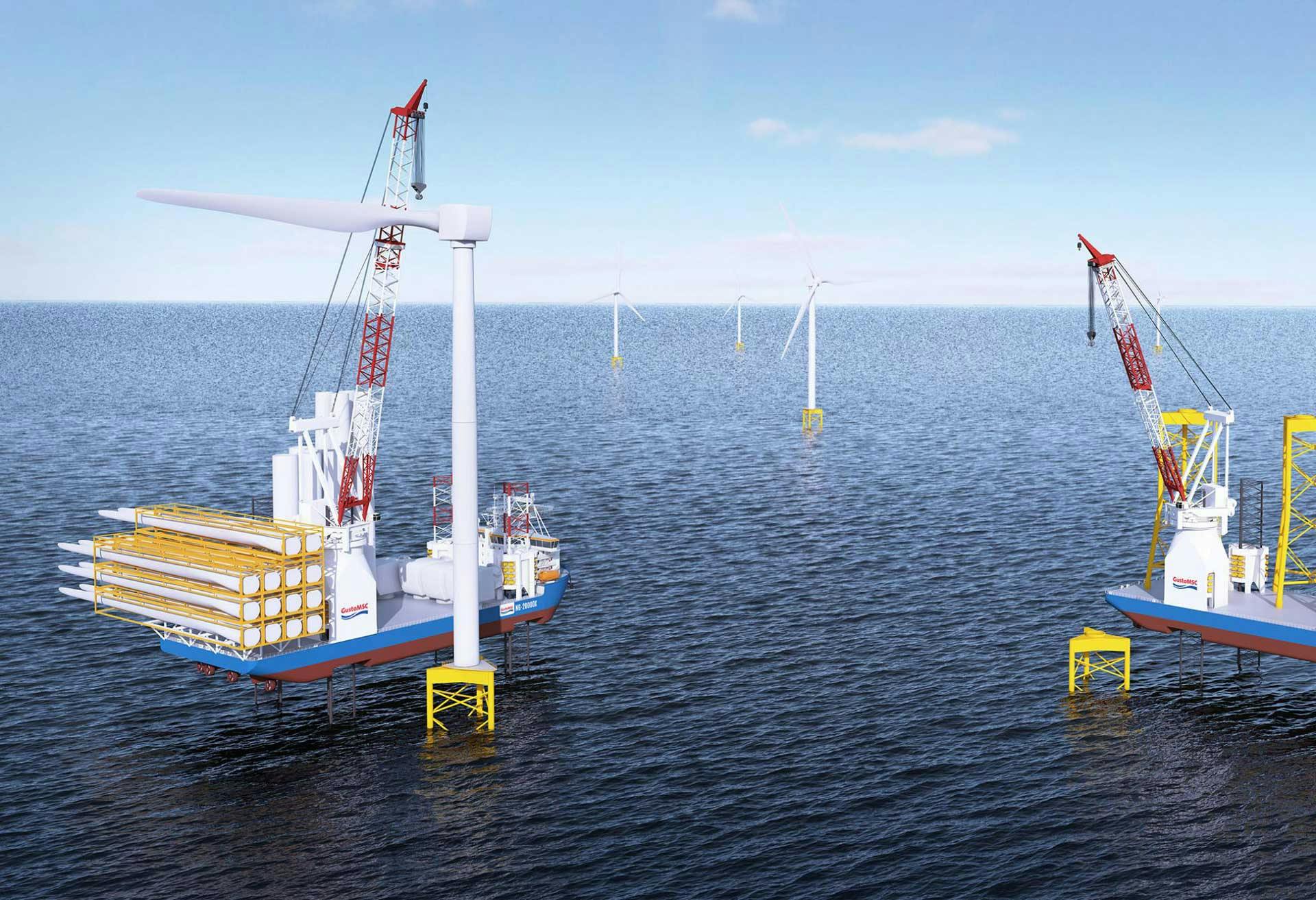 NG20000X offshore windmill installation