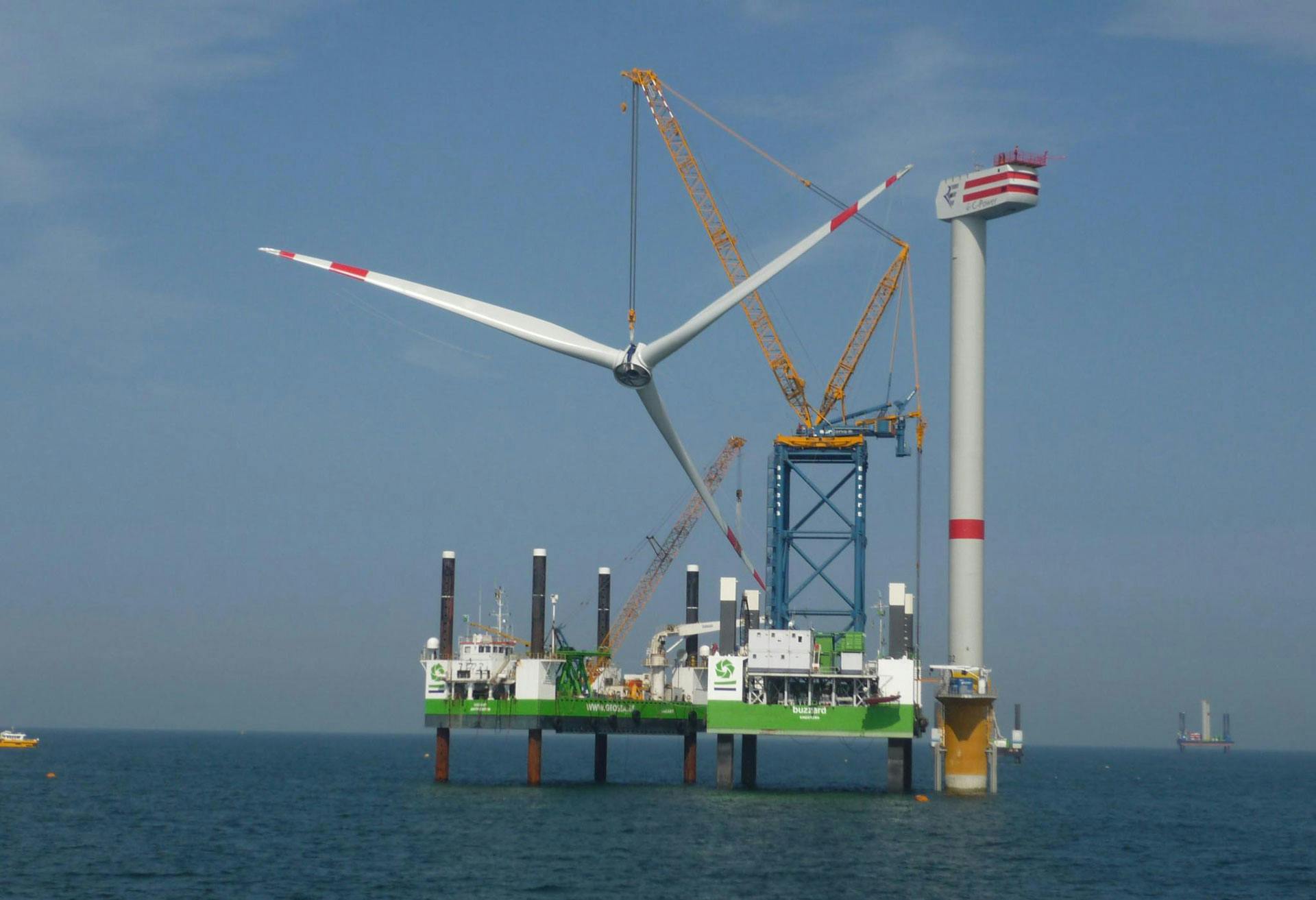 SEA-1250 Offshore Windmill installation