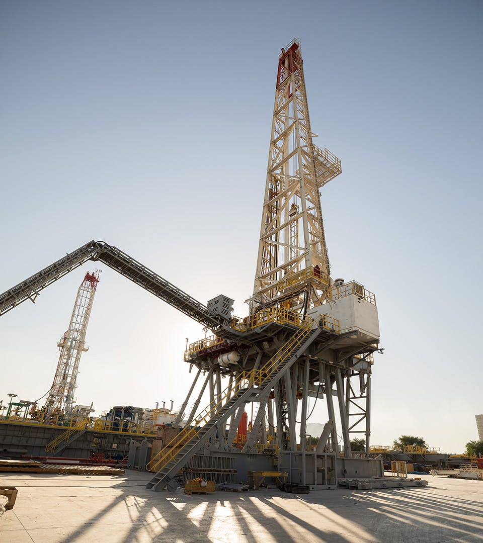 Middle East 2,000-horsepower desert drilling rig for hot weather drilling