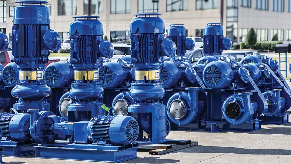 MISSION pumps are designed for a wide range of flow rates