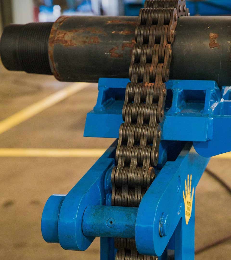 Close up  shot of a Griffith Service Vise tool in a warehouse setting