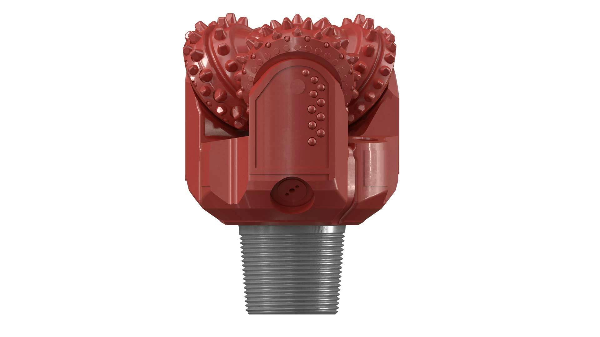 A render of a Hercules Roller Cone Drill Bit