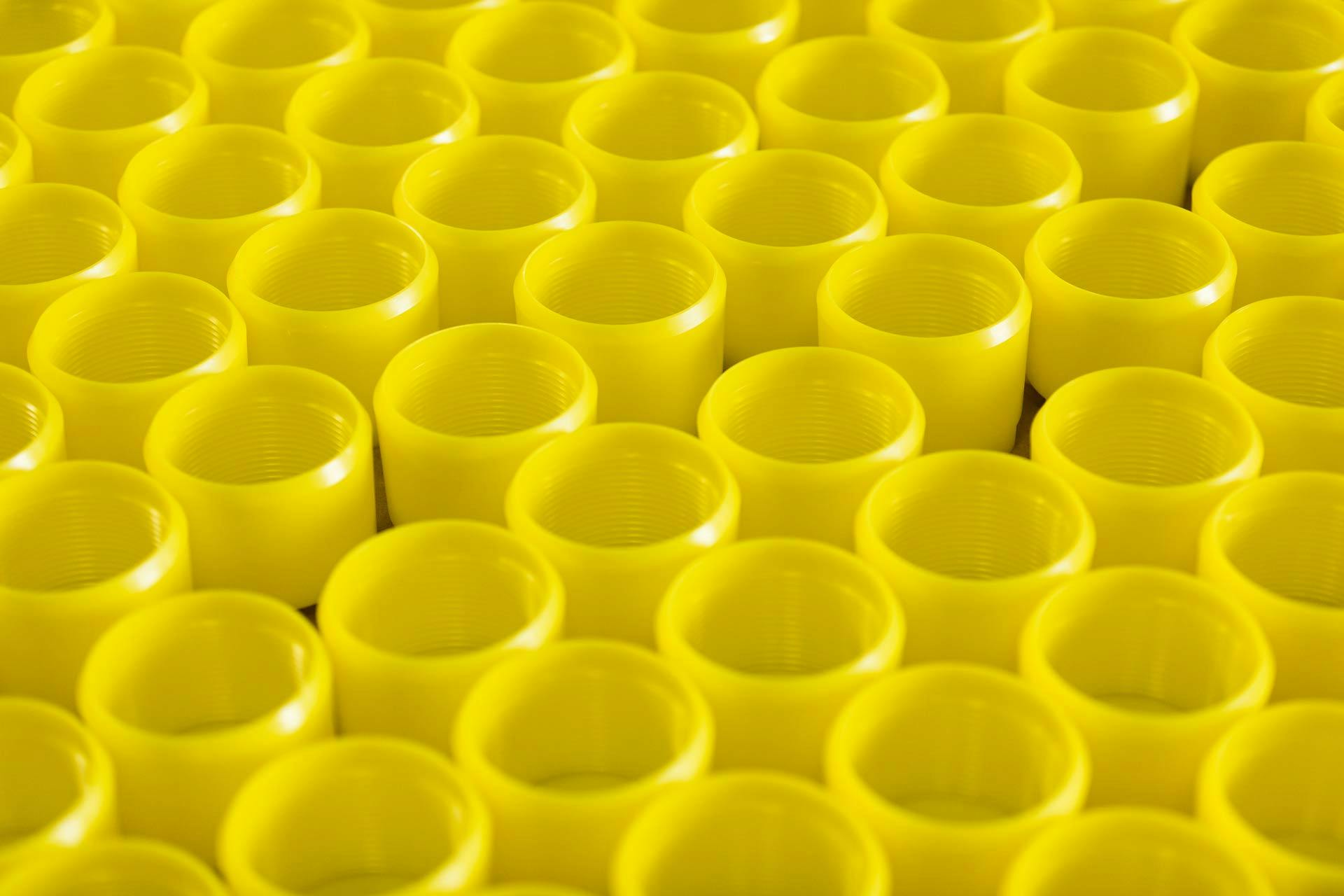 Yellow Titan Tubing and Casing Thread Protectors