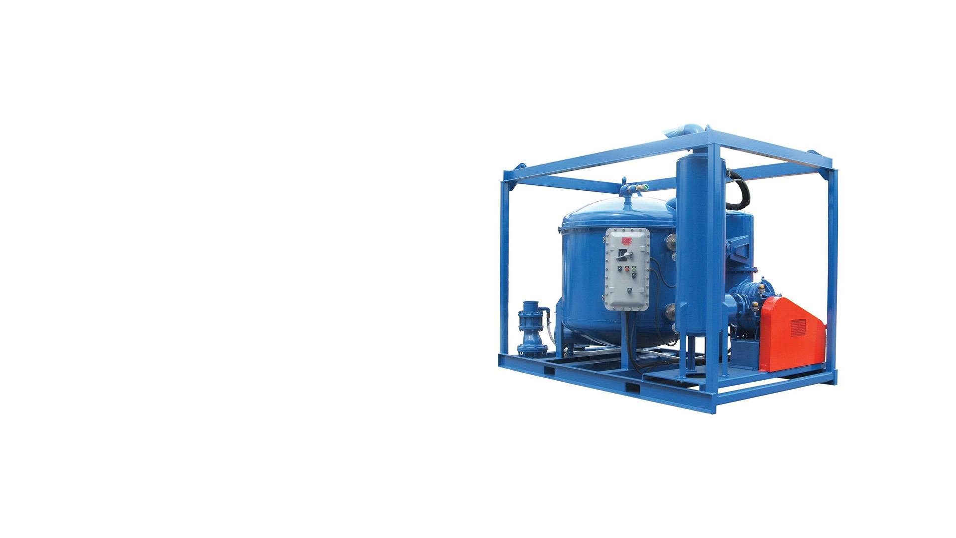 Front view render of EnviroVac Rig Vacuum System