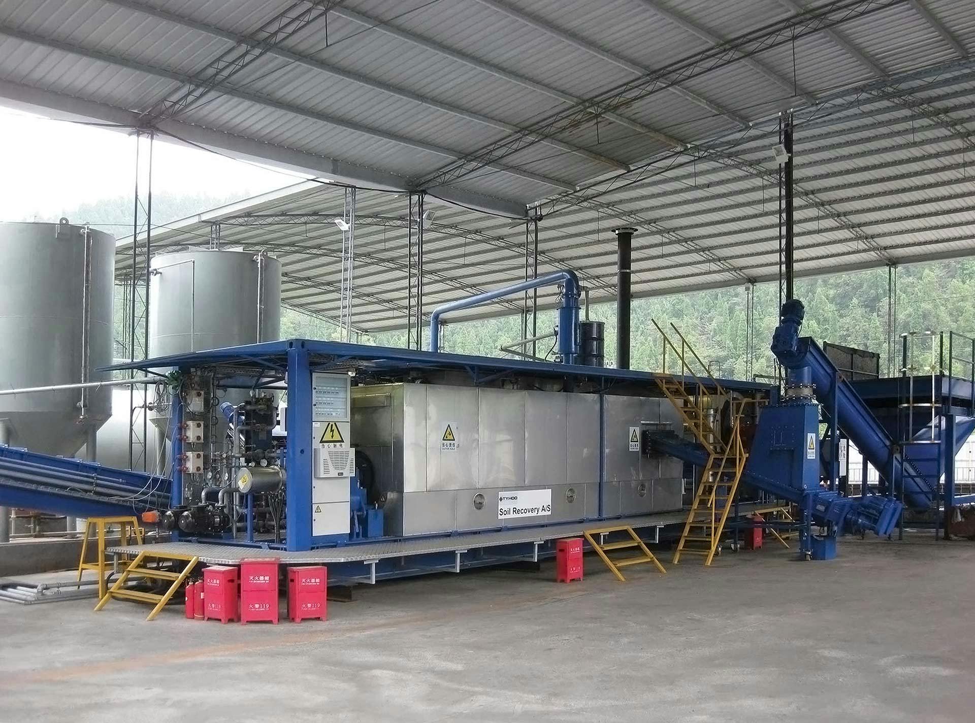 Hot Oil Thermal Desorption Unit front