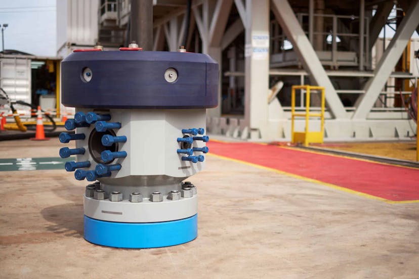Image of a Land Rotating Control Device on a rig