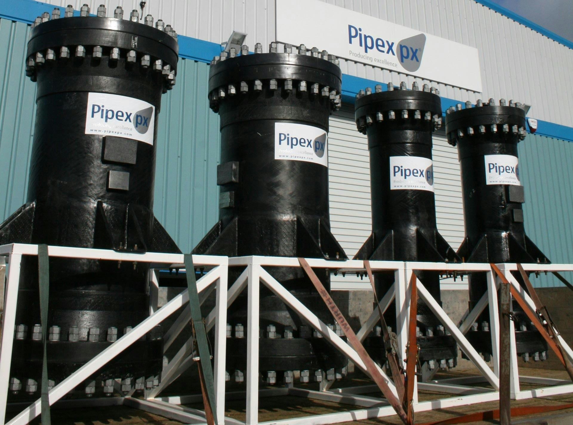 A series of Pipex PX pipes 