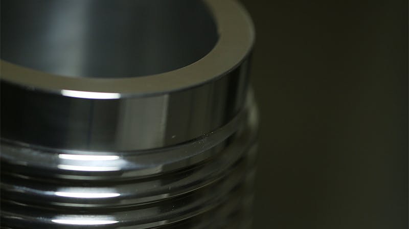 A macro shot of a Grant Prideco connector