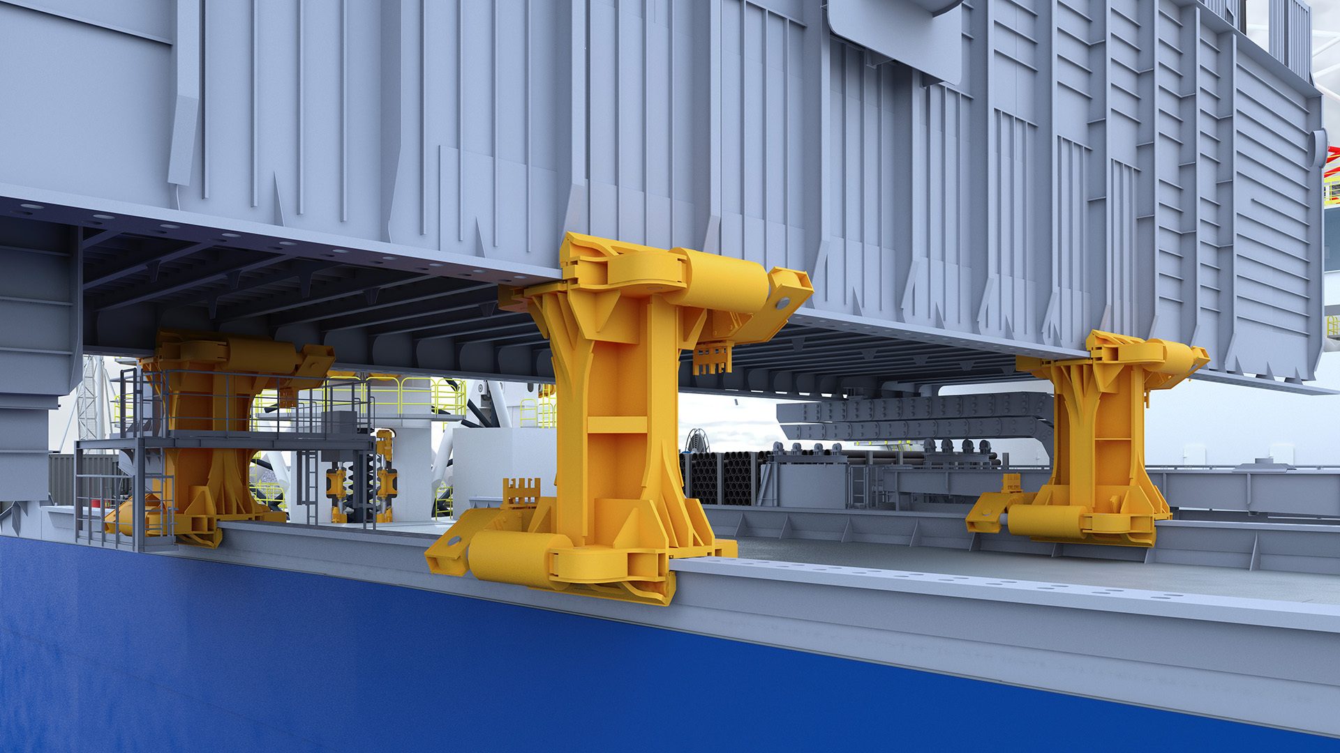 X-Y skidding system